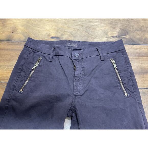 Mother Zip Muse Touch and Go Jeans Womens Size 28 Brown Skinny Ankle Zip - Picture 3 of 11